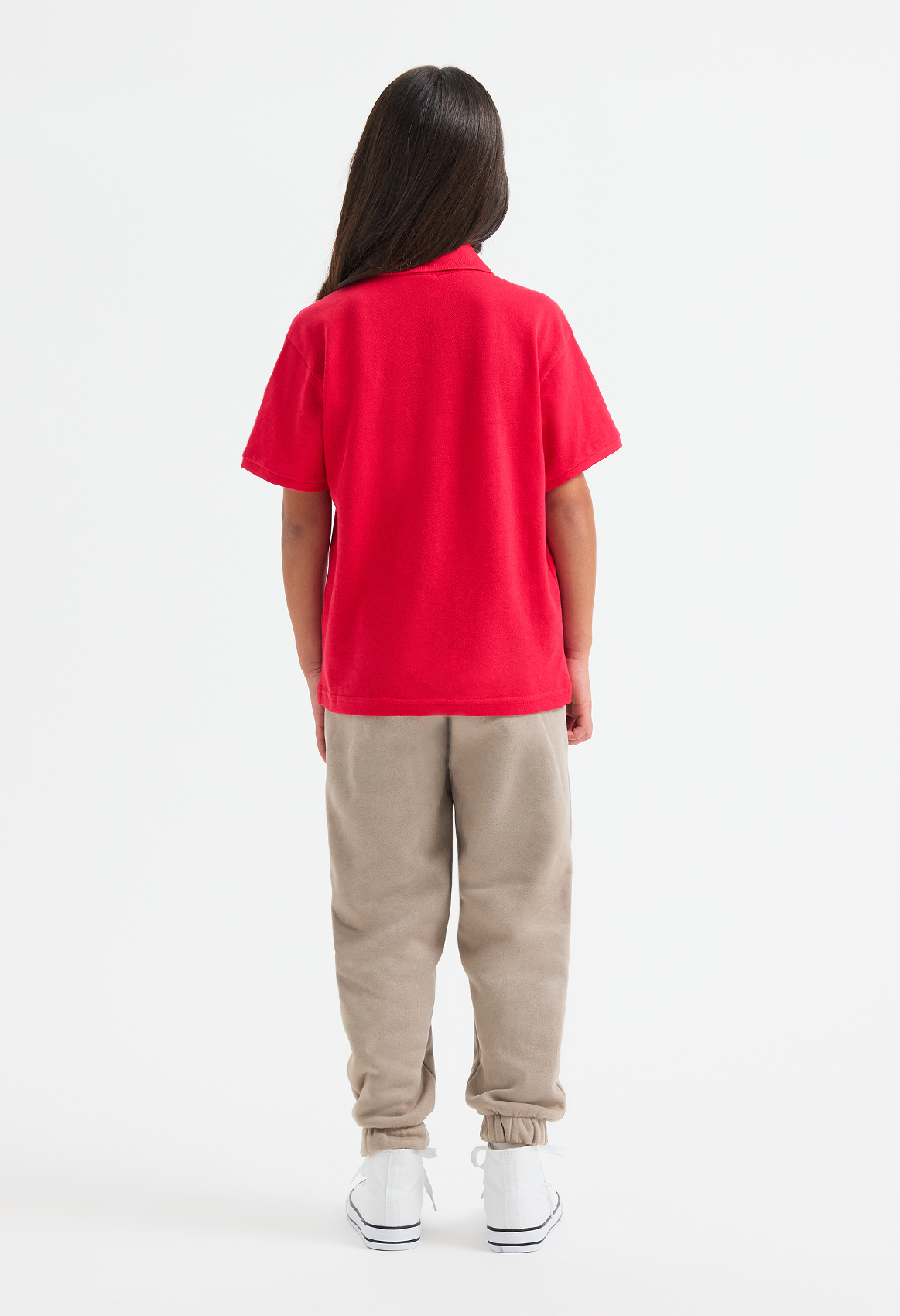 Childrens Active Cotton Poloshirt - Image 2