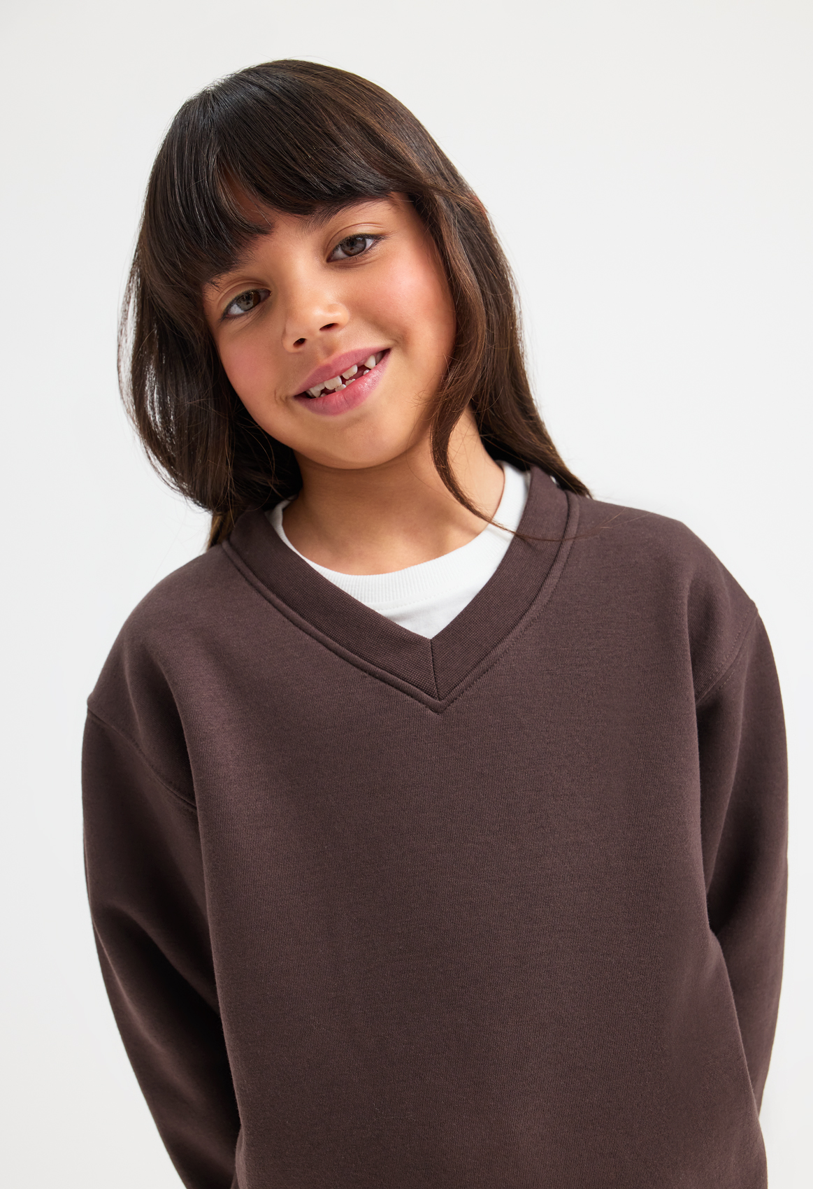 Childrens Classic V-Neck Sweatshirt - Image 4