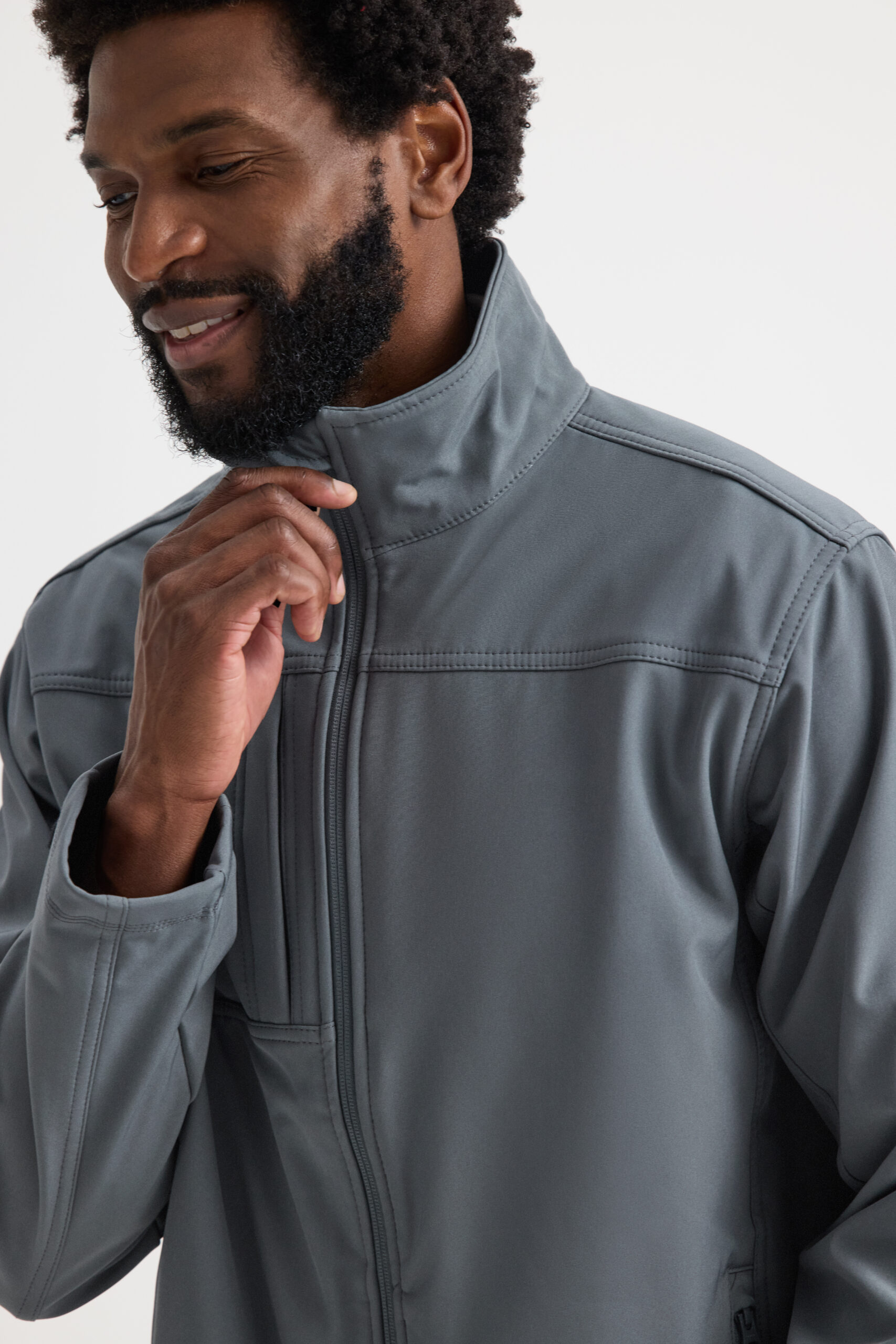 Deluxe Full Zip Soft Shell Jacket - Image 4