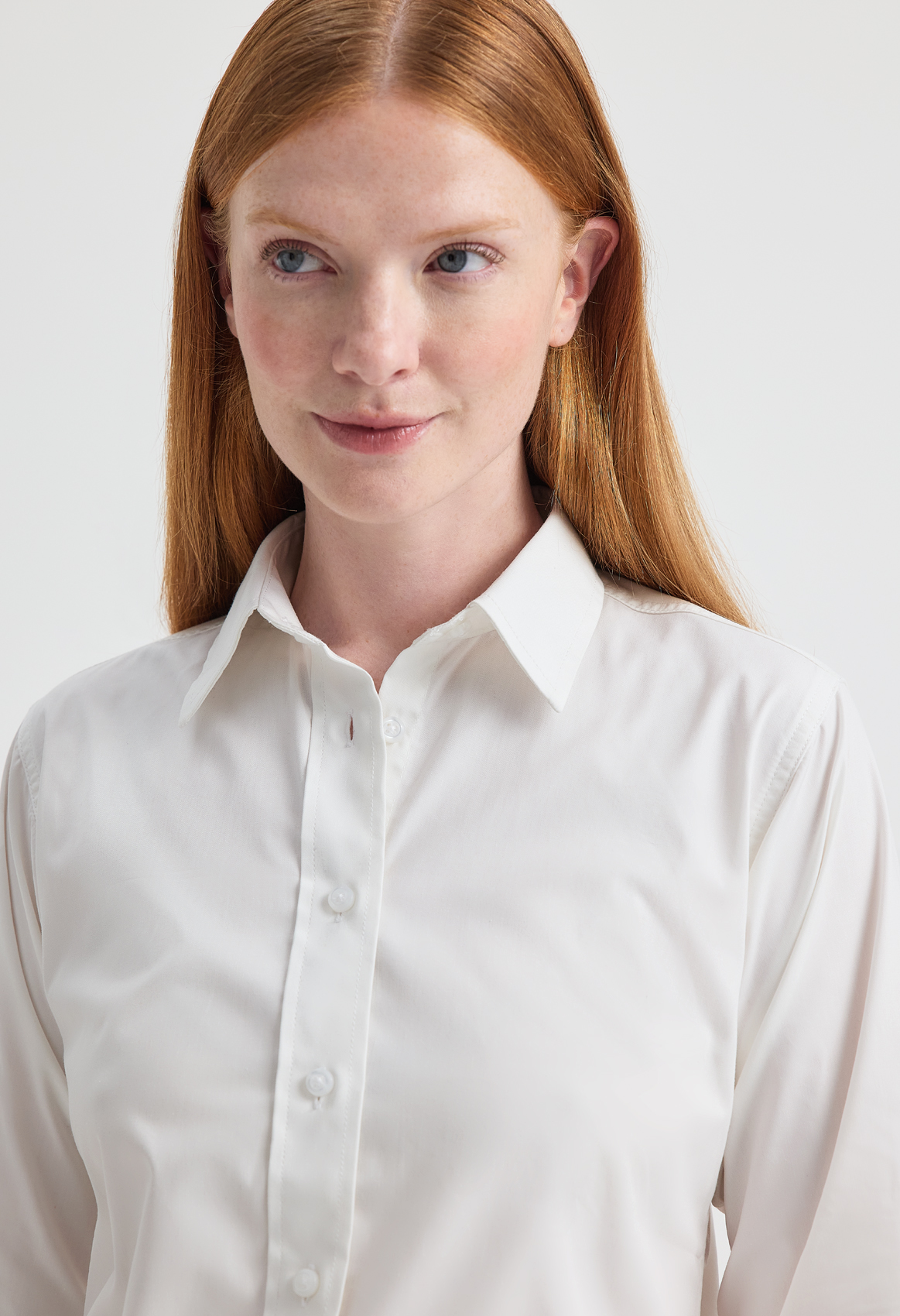 Ladies Pinpoint Oxford Full Sleeve Shirt - Image 4