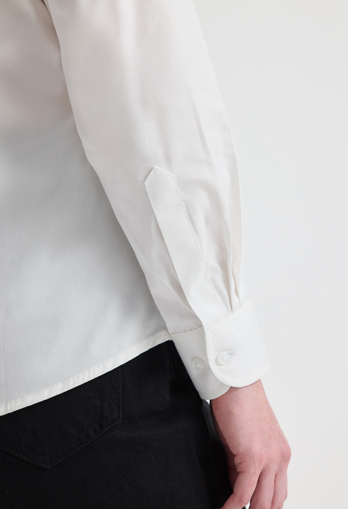 Ladies Pinpoint Oxford Full Sleeve Shirt - Image 3