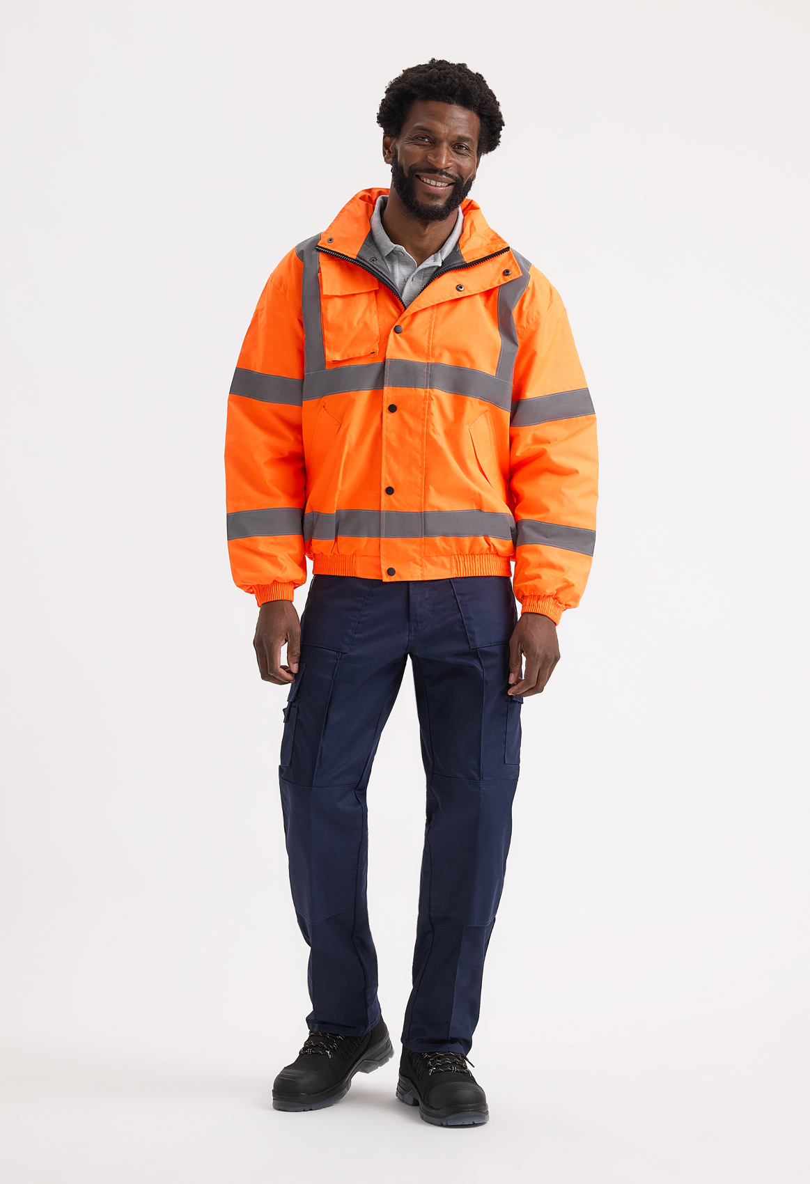 Hi Vis Bomber Jacket - Image 3